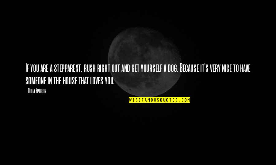 Desveladas Que Quotes By Delia Ephron: If you are a stepparent, rush right out Desveladas Que Quotes By Delia Ephron: If you are a stepparent, rush right out