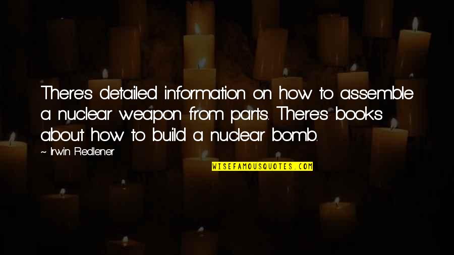 Detailed Quotes By Irwin Redlener: There's detailed information on how to assemble a Detailed Quotes By Irwin Redlener: There's detailed information on how to assemble a