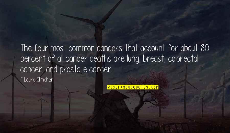 Deteriorates Tagalog Quotes By Laurie Glimcher: The four most common cancers that account for