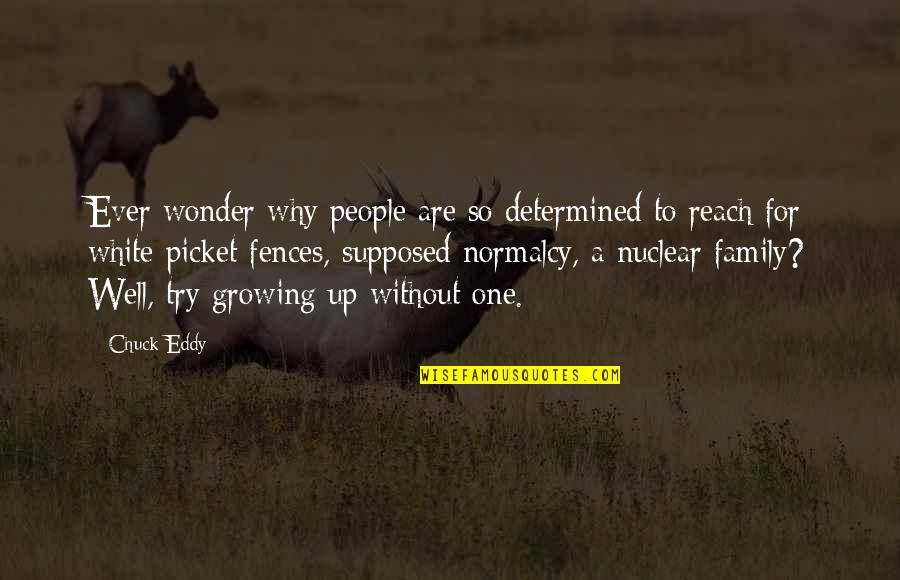 Determined People Quotes By Chuck Eddy: Ever wonder why people are so determined to