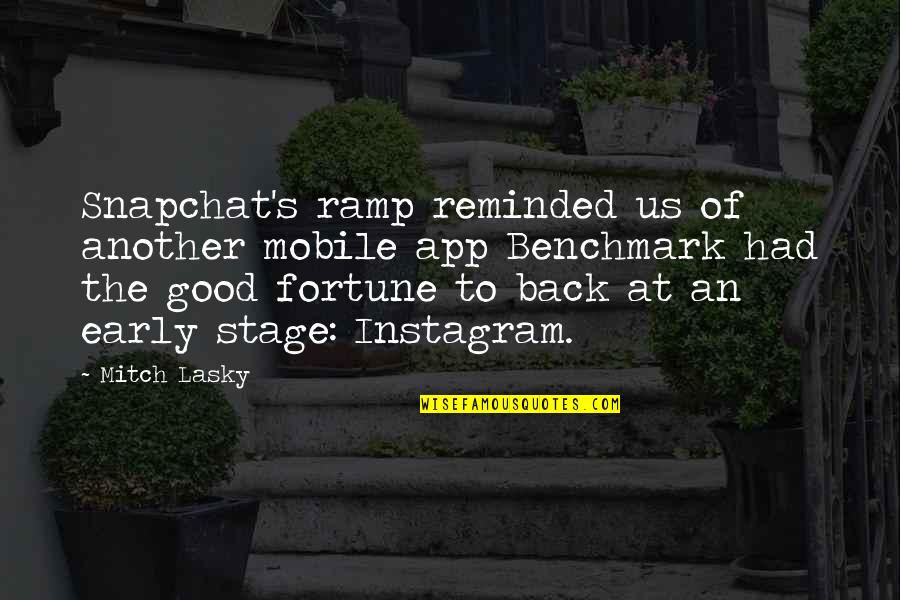 Dettaglio Design Quotes By Mitch Lasky: Snapchat's ramp reminded us of another mobile app Dettaglio Design Quotes By Mitch Lasky: Snapchat's ramp reminded us of another mobile app