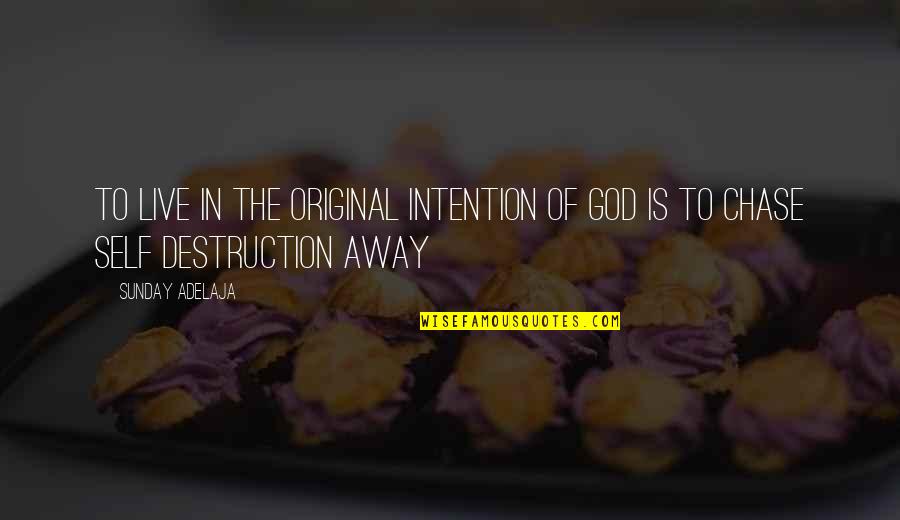 Devina Anand Quotes By Sunday Adelaja: To Live In The Original Intention Of God