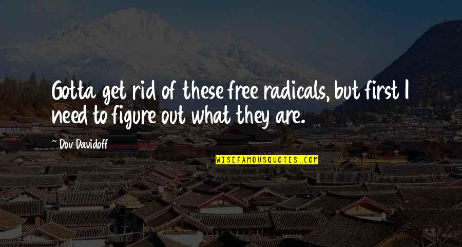 Dewdrop Quotes By Dov Davidoff: Gotta get rid of these free radicals, but