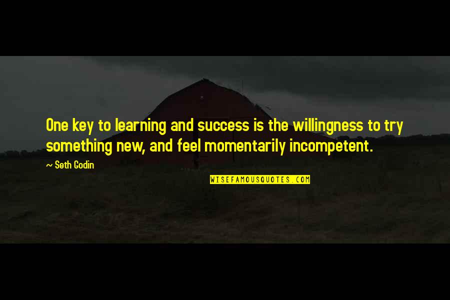 Dewdrops By Amy Quotes By Seth Godin: One key to learning and success is the