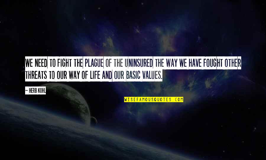 Dhambi Takatifu Quotes By Herb Kohl: We need to fight the plague of the Dhambi Takatifu Quotes By Herb Kohl: We need to fight the plague of the