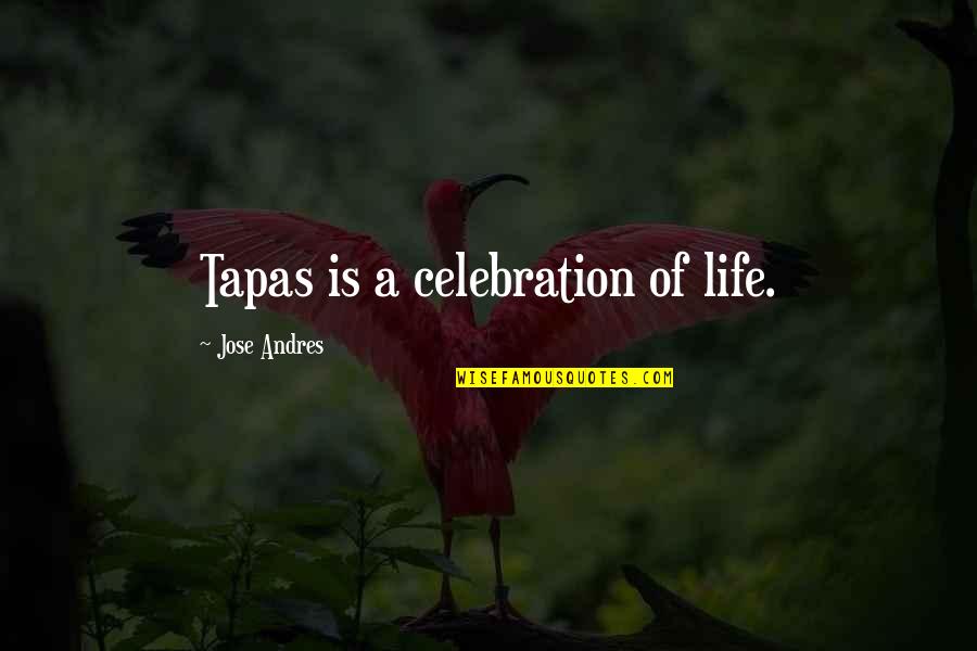 Dharan Quotes By Jose Andres: Tapas is a celebration of life. Dharan Quotes By Jose Andres: Tapas is a celebration of life.