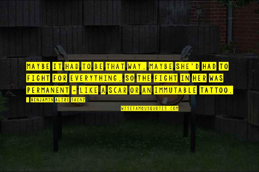 D'hote Quotes By Benjamin Alire Saenz: Maybe it had to be that way. Maybe D'hote Quotes By Benjamin Alire Saenz: Maybe it had to be that way. Maybe