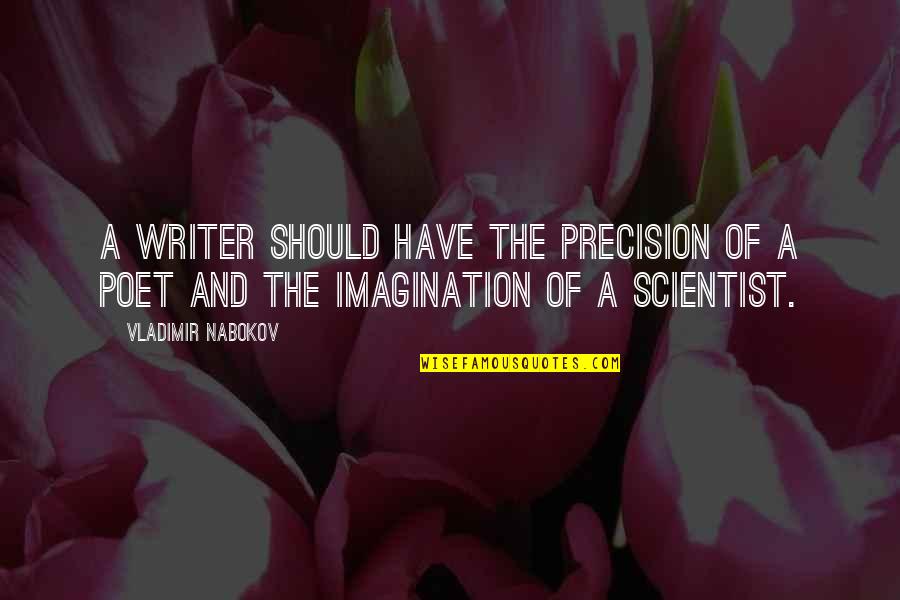 Di Ko Gwapo Quotes By Vladimir Nabokov: A writer should have the precision of a