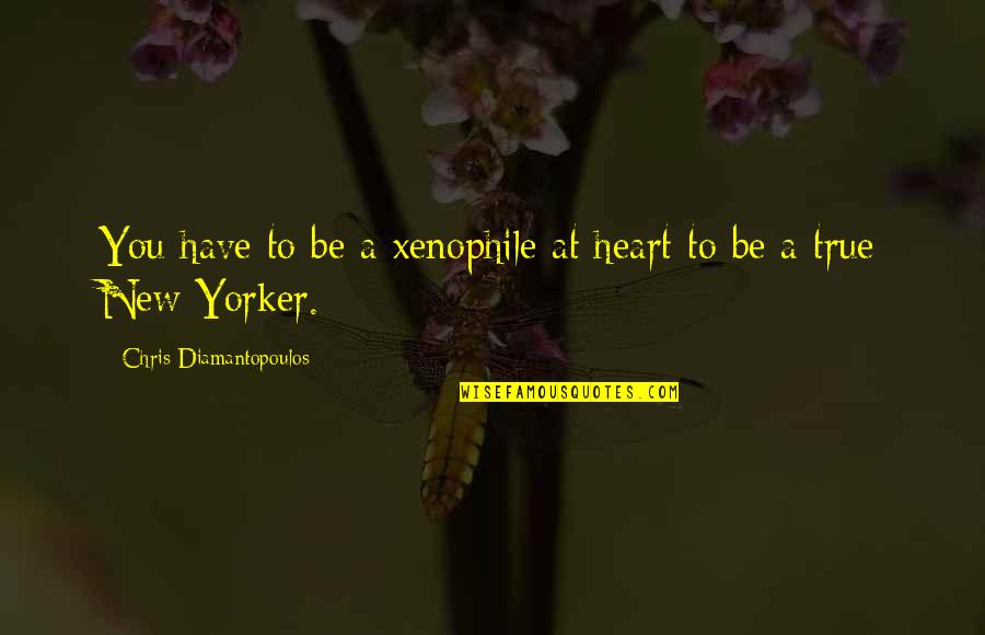Diamantopoulos Quotes By Chris Diamantopoulos: You have to be a xenophile at heart
