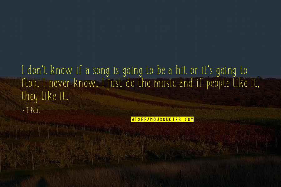 Diamond Pizza Quotes By T-Pain: I don't know if a song is going Diamond Pizza Quotes By T-Pain: I don't know if a song is going