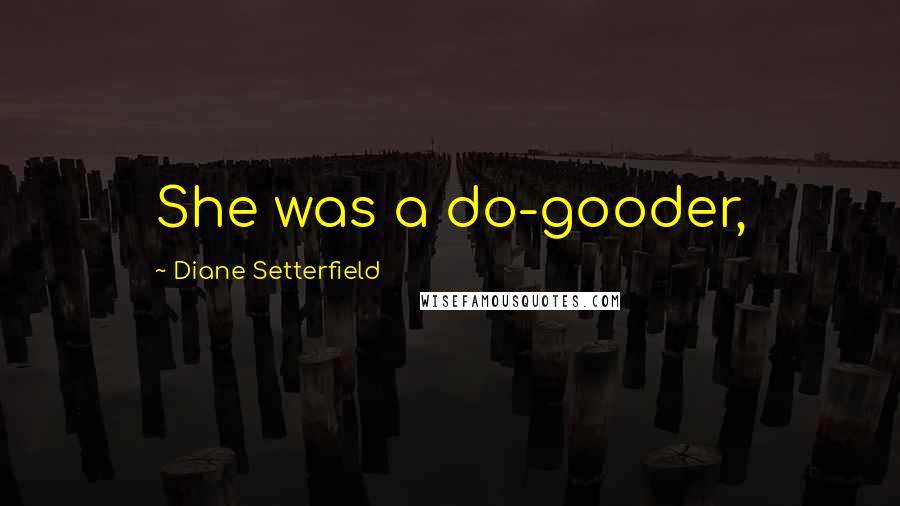 Diane Setterfield quotes: She was a do-gooder,