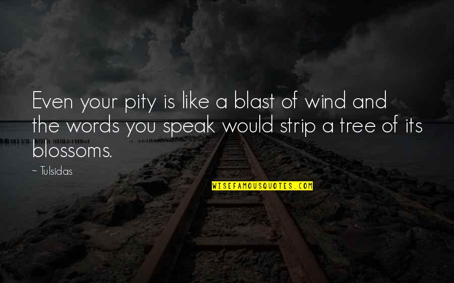 Dichanthelium Quotes By Tulsidas: Even your pity is like a blast of