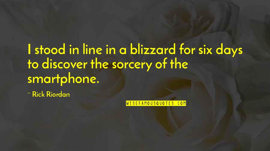 Dictum Crossword Quotes By Rick Riordan: I stood in line in a blizzard for Dictum Crossword Quotes By Rick Riordan: I stood in line in a blizzard for