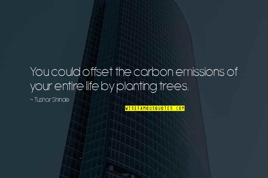 Die Casting Quotes By Tushar Shinde: You could offset the carbon emissions of your