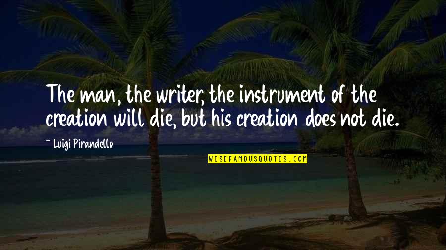 Die Of Quotes By Luigi Pirandello: The man, the writer, the instrument of the Die Of Quotes By Luigi Pirandello: The man, the writer, the instrument of the