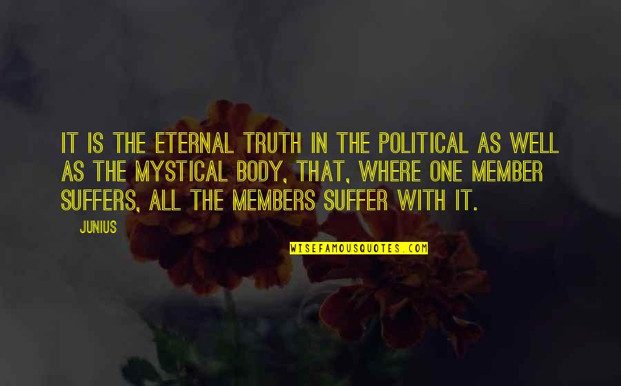 Dielectric Breakdown Quotes By Junius: It is the eternal truth in the political Dielectric Breakdown Quotes By Junius: It is the eternal truth in the political