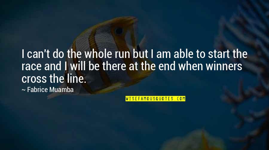 Diesner Field Quotes By Fabrice Muamba: I can't do the whole run but I