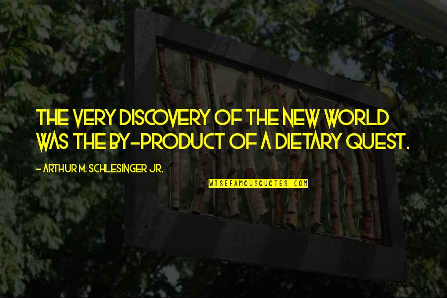 Dietary Quotes By Arthur M. Schlesinger Jr.: The very discovery of the New world was