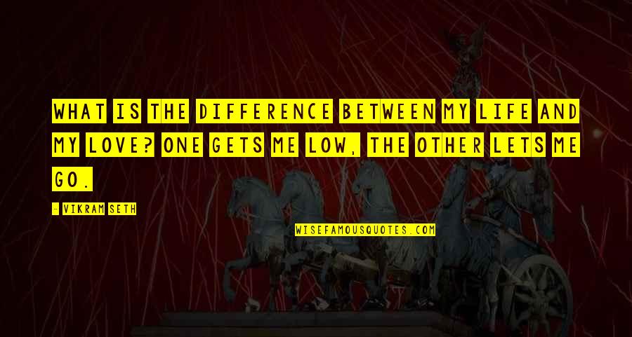Difference Between Love Quotes By Vikram Seth: What is the difference between my life and Difference Between Love Quotes By Vikram Seth: What is the difference between my life and