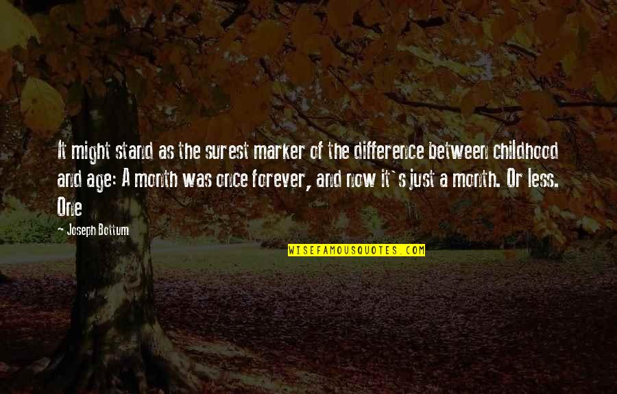 Difference In Age Quotes By Joseph Bottum: It might stand as the surest marker of
