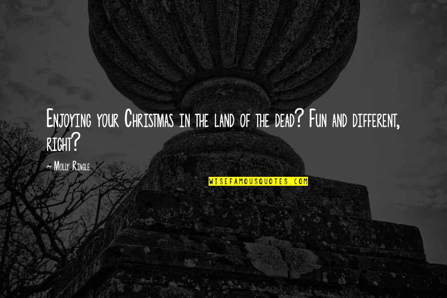 Different Christmas Quotes By Molly Ringle: Enjoying your Christmas in the land of the