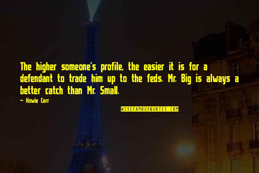 Difficult Decisions In Life Quotes By Howie Carr: The higher someone's profile, the easier it is Difficult Decisions In Life Quotes By Howie Carr: The higher someone's profile, the easier it is