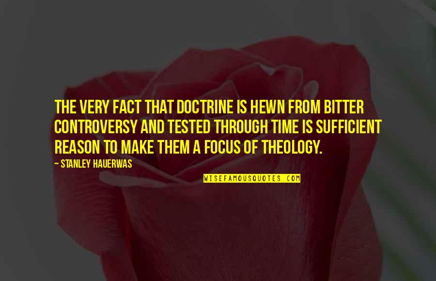 Difficult Roads Often Lead To Beautiful Quote Quotes By Stanley Hauerwas: The very fact that doctrine is hewn from Difficult Roads Often Lead To Beautiful Quote Quotes By Stanley Hauerwas: The very fact that doctrine is hewn from