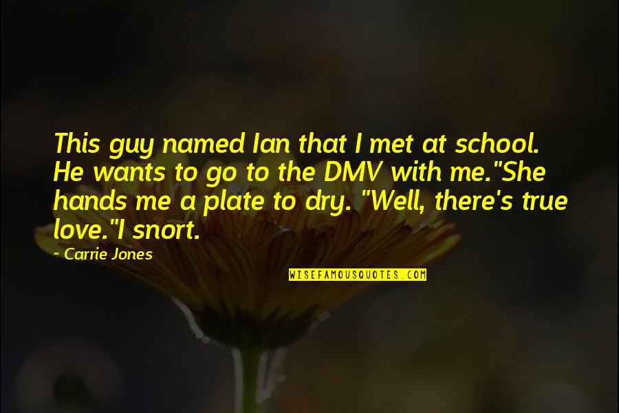 Difficulties In Math Quotes By Carrie Jones: This guy named Ian that I met at