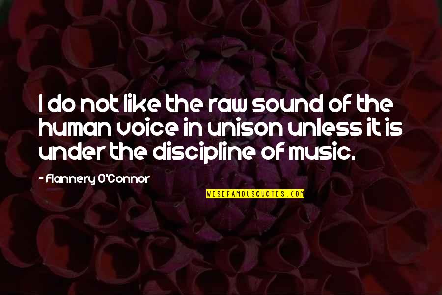 Diffindo Quotes By Flannery O'Connor: I do not like the raw sound of Diffindo Quotes By Flannery O'Connor: I do not like the raw sound of