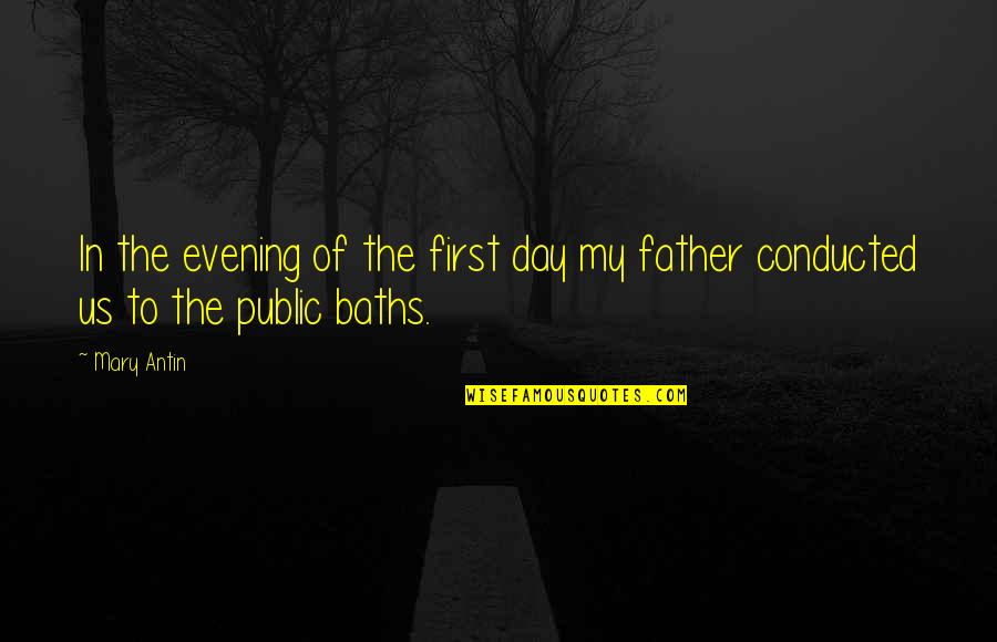 Digambarkan Atau Quotes By Mary Antin: In the evening of the first day my