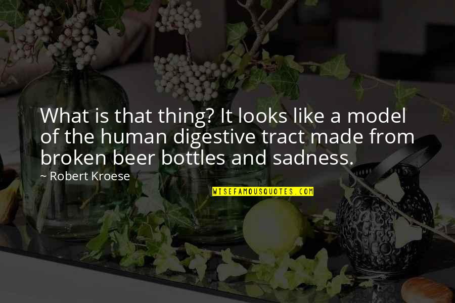 Digestive Quotes By Robert Kroese: What is that thing? It looks like a