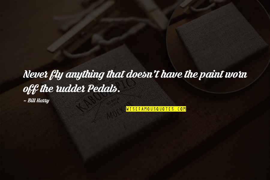 Dignity Of Citizens Quotes By Bill Harry: Never fly anything that doesn't have the paint