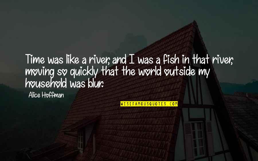 Digrigoli School Quotes By Alice Hoffman: Time was like a river, and I was Digrigoli School Quotes By Alice Hoffman: Time was like a river, and I was