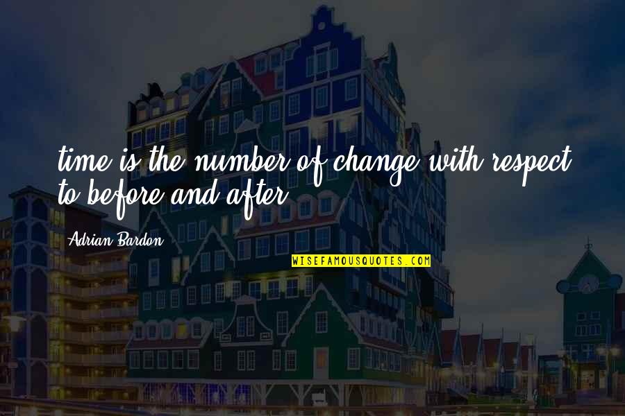 Dilini Malsom Quotes By Adrian Bardon: time is the number of change with respect