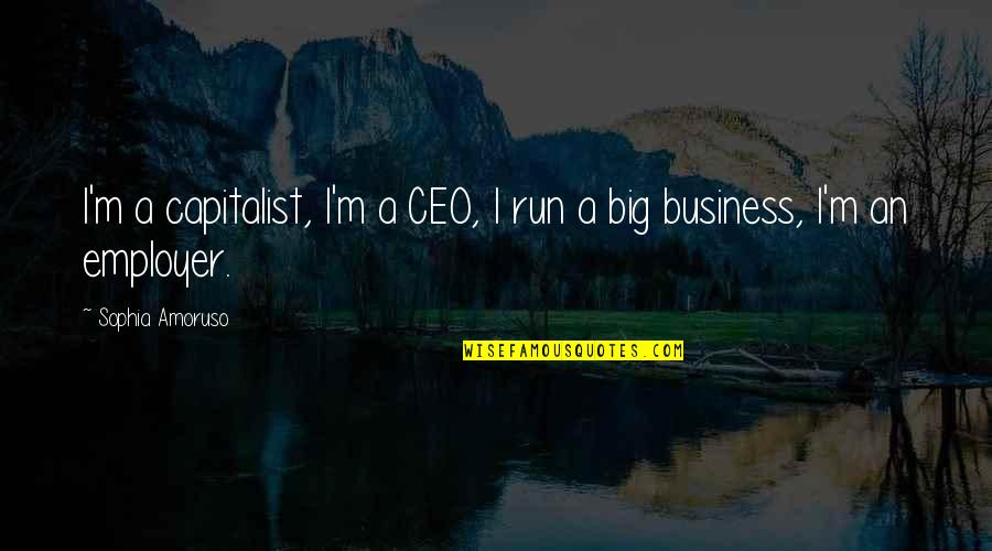 Dimitri Verhulst Quotes By Sophia Amoruso: I'm a capitalist, I'm a CEO, I run