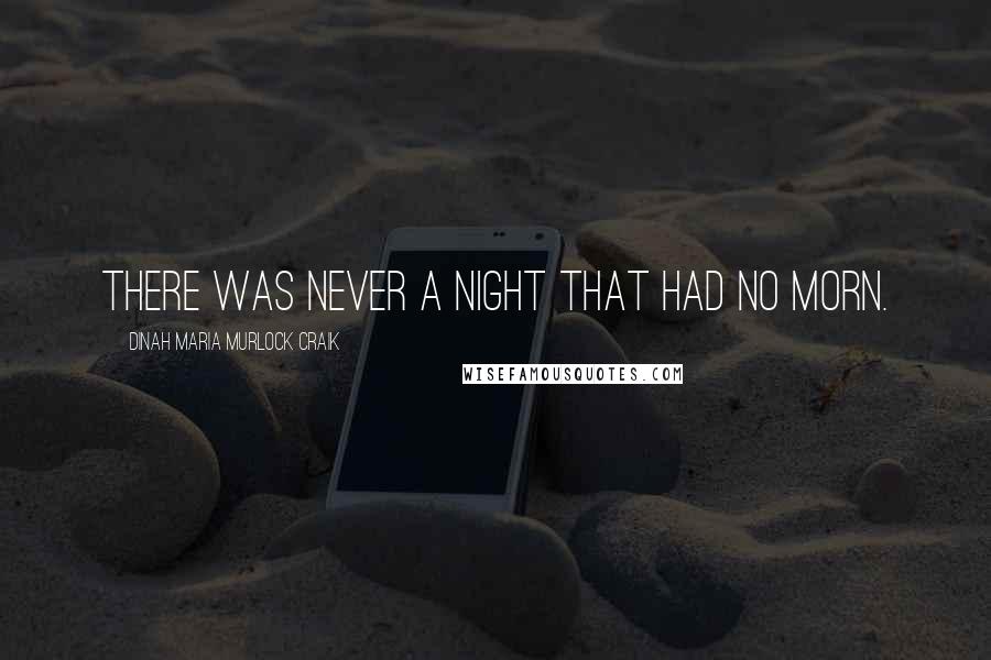 Dinah Maria Murlock Craik quotes: There was never a night that had no morn.