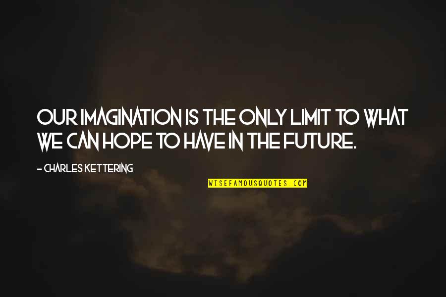 Diocese Of Orlando Quotes By Charles Kettering: Our imagination is the only limit to what Diocese Of Orlando Quotes By Charles Kettering: Our imagination is the only limit to what