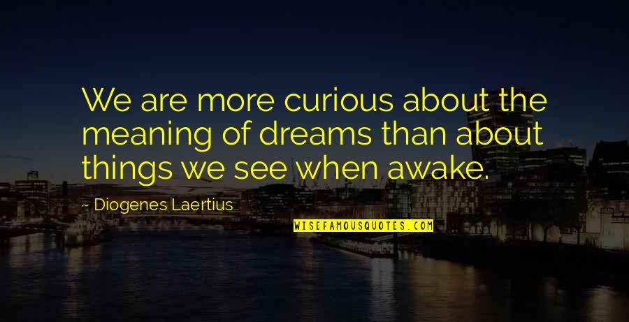 Diogenes Laertius Quotes By Diogenes Laertius: We are more curious about the meaning of Diogenes Laertius Quotes By Diogenes Laertius: We are more curious about the meaning of