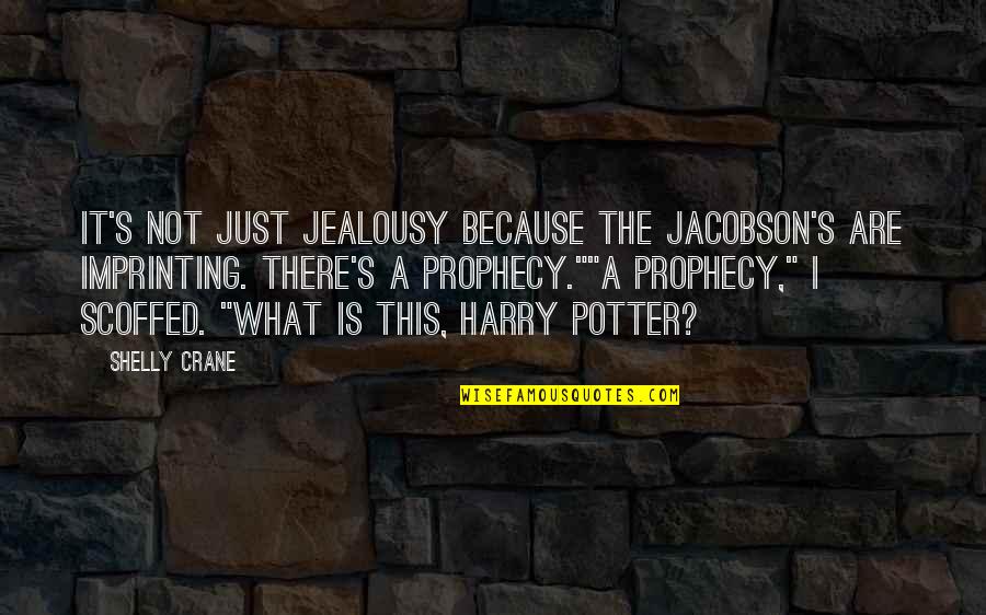 Dioptric Power Quotes By Shelly Crane: It's not just jealousy because the Jacobson's are Dioptric Power Quotes By Shelly Crane: It's not just jealousy because the Jacobson's are
