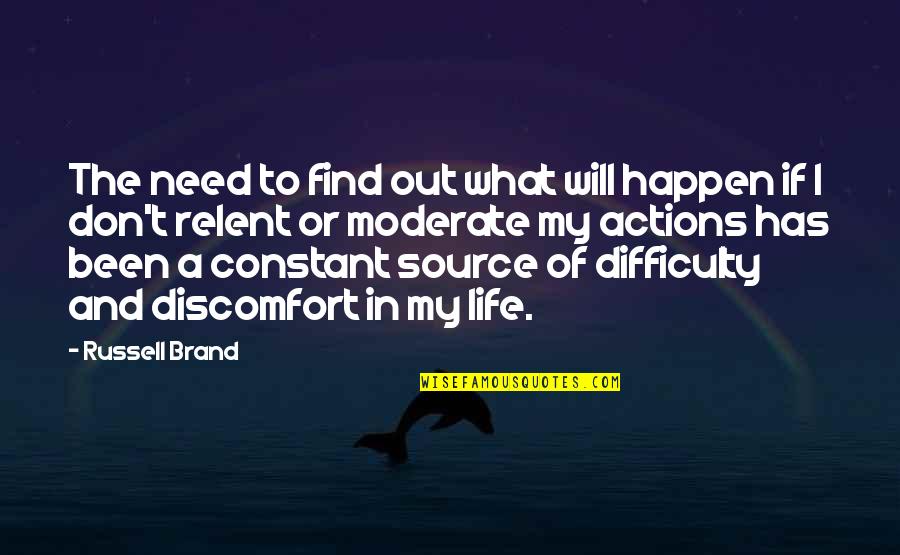 Dioryx Quotes By Russell Brand: The need to find out what will happen Dioryx Quotes By Russell Brand: The need to find out what will happen