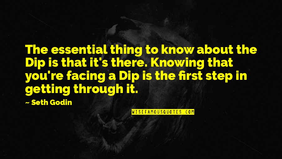 Dip Quotes By Seth Godin: The essential thing to know about the Dip Dip Quotes By Seth Godin: The essential thing to know about the Dip