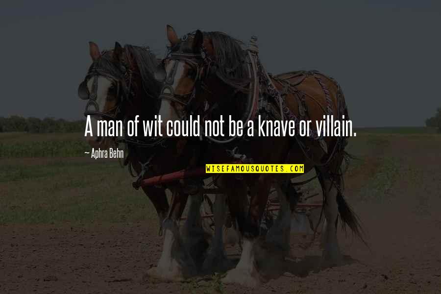 Diponio Frank Quotes By Aphra Behn: A man of wit could not be a