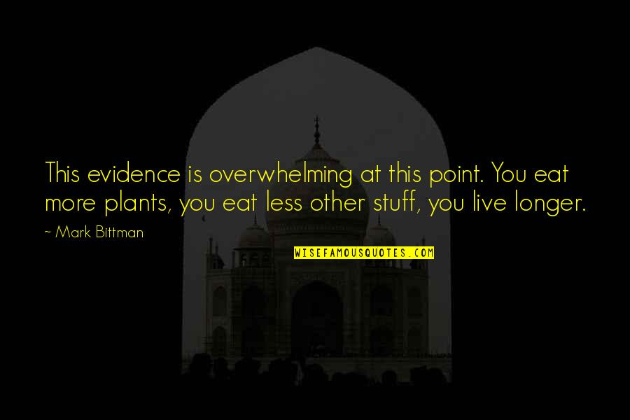 Dirickx On Atlantic Blvd Quotes By Mark Bittman: This evidence is overwhelming at this point. You