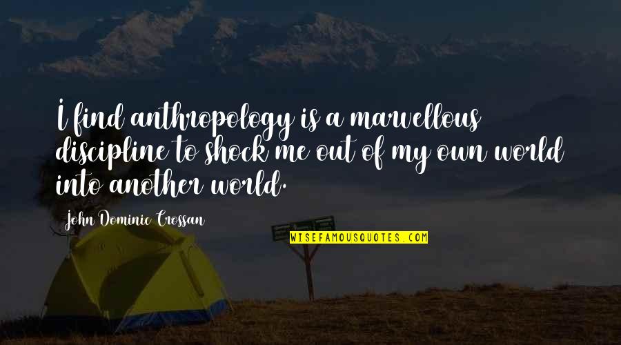 Dirty Kitty Quotes By John Dominic Crossan: I find anthropology is a marvellous discipline to Dirty Kitty Quotes By John Dominic Crossan: I find anthropology is a marvellous discipline to