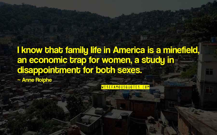 Disappointment In Family Quotes By Anne Roiphe: I know that family life in America is Disappointment In Family Quotes By Anne Roiphe: I know that family life in America is