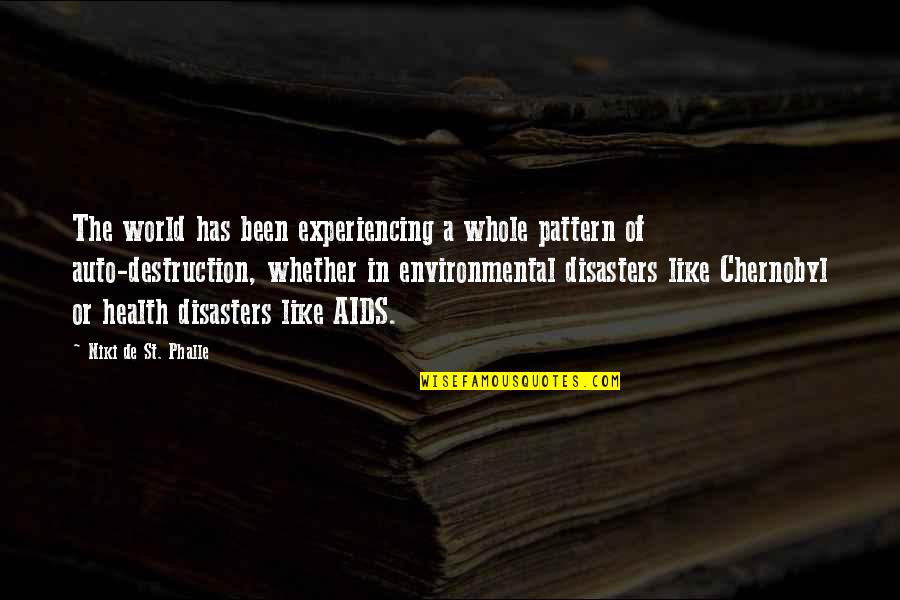 Disasters In The World Quotes By Niki De St. Phalle: The world has been experiencing a whole pattern Disasters In The World Quotes By Niki De St. Phalle: The world has been experiencing a whole pattern