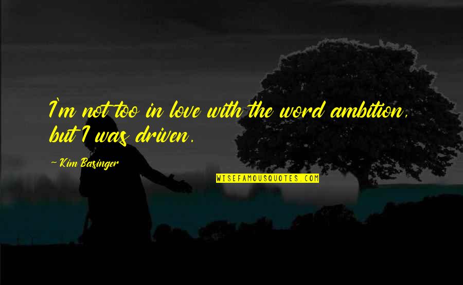 Discordianism Wicca Quotes By Kim Basinger: I'm not too in love with the word