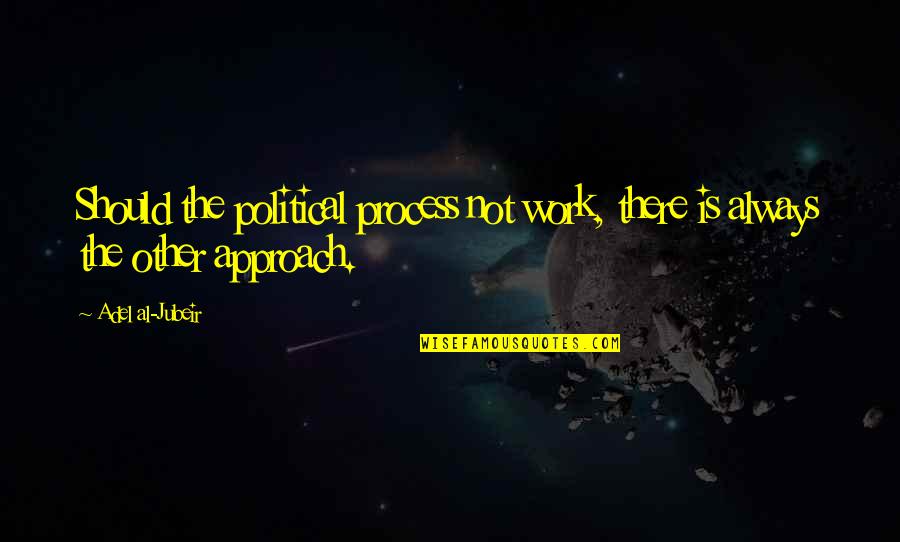 Discription Quotes By Adel Al-Jubeir: Should the political process not work, there is
