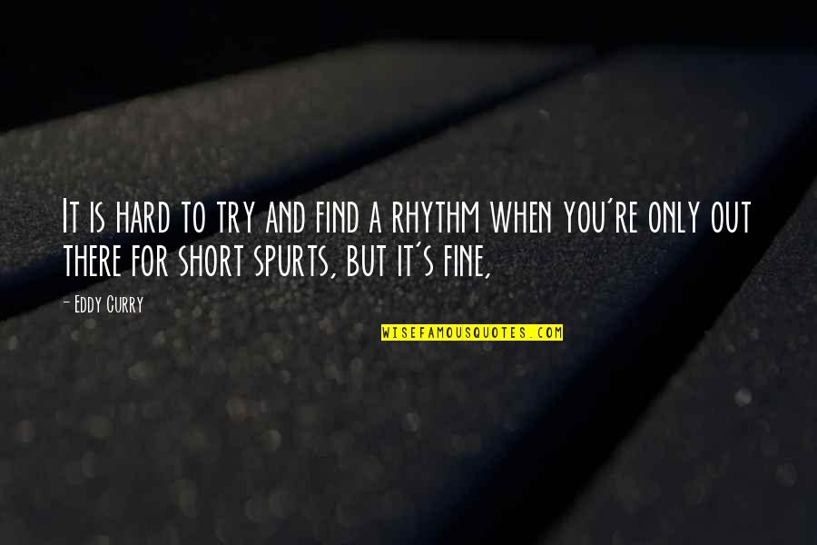 Disear Quotes By Eddy Curry: It is hard to try and find a Disear Quotes By Eddy Curry: It is hard to try and find a