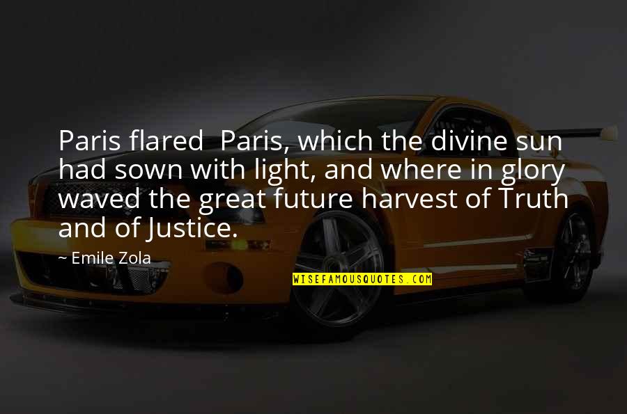 Disentangled Quotes By Emile Zola: Paris flared Paris, which the divine sun had